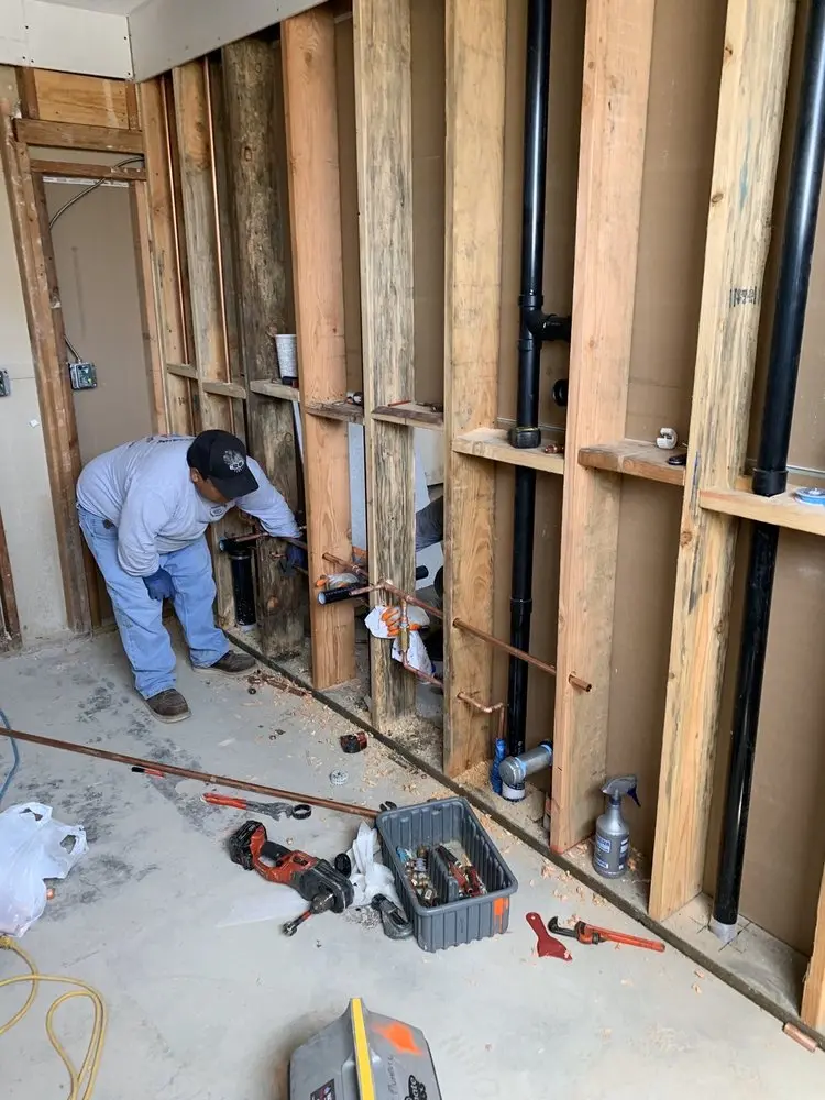 Commercial rough-in plumbing for Gas Line Repair in Orange City